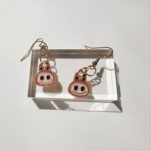 Cute Monster Face Earrings